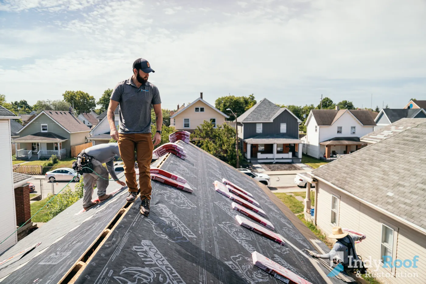 Flashing and seam work in Mount Carmel